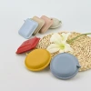 PU leather tape measure, soft leather tape measure, waistband, three-circumference tape measure, can be printed with LOGO, fashionable and exquisite gift, oil-edged tape measure Specification image